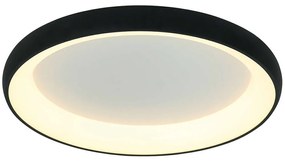 Φωτιστικό Οροφής - Πλαφονιέρα 2048 Led 3000K 50W Φ60cm Sandy Black Aluminum,Acrylic