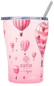Estia 01-23102 Save Aegean Ποτήρι Θερμός Ανοξείδωτο BPA Free Καφέ 350ml, Love Ascend