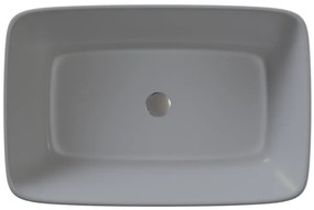 Sanitec Atlas 281 Νιπτήρας Συνθετικός Επικαθήμενος 56,5x39,5x12cm Cement