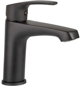 Μπαταρία Νιπτήρος America Domani 38-3086 Με Κλικ Black Gloria Metal