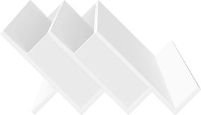 vidaXL Ράφι Περιοδικών Λευκό 90 x 53 x 28,5 εκ Επεξεργασμένο ξύλο