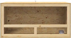 vidaXL Terrarium Καφέ 100 x 50 x 50 cm OSB