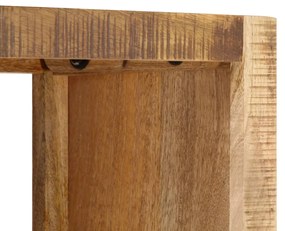 vidaXL Βιβλιοθήκη 80 x 25 x 175 εκ. από Μασίφ Ξύλο Μάνγκο