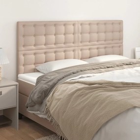 vidaXL Κεφαλάρι Καπουτσίνο 180x5x118/128 εκ. από Συνθετικό Δέρμα