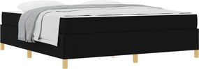 vidaXL Σκελετός Κρεβατιού Μαύρο 180 x 200 cm ύφασμα