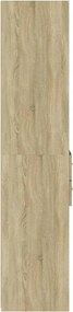 vidaXL Ντουλάπι Sonoma Δρυς 45x42,5x185 εκ. από Επεξεργασμένο Ξύλο