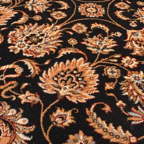 Χαλί Διαδρόμου (80x140) Βιοκαρπέτ Isfahan 3783B Black/ Cream