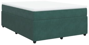 ΚΡΕΒΑΤΙ BOXSPRING ΜΕ ΣΤΡΩΜΑ ΣΚΟΥΡΟ ΠΡΑΣΙΝΟ 160X200ΕΚ. ΒΕΛΟΥΔΙΝΟ 3285653