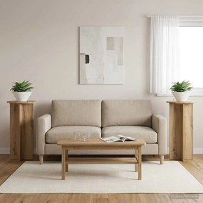 vidaXL Βάση φυτών 2 τεμ. Artisan Δρυς 40 x 40 x 80 cm