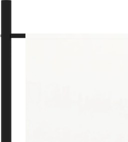 vidaXL Διαχωριστικό Δωματίου Λευκό 175 x 180 εκ. Υφασμάτινο