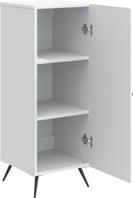 vidaXL Πλαϊνό γραφείο Λευκό 33 x 34,5 x 90 εκ Επεξεργασμένο Ξύλο