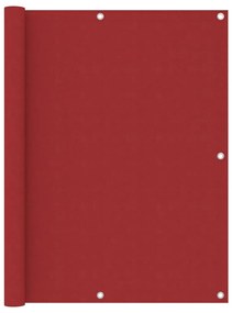 Διαχωριστικό Βεράντας Κόκκινο 120 x 400 εκ. Ύφασμα Oxford - Κόκκινο