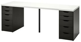 LAGKAPTEN/ALEX γραφείο, 200x60 cm 994.176.22