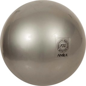 Amila Μπαλα Ρυθμικης Γυμναστικης 19Cm 420Gr Fig Silver (47957)