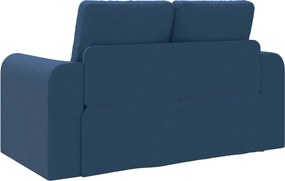 vidaXL Κρεβάτι καναπές 60cm Μπλε ύφασμα
