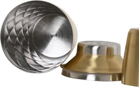 Σέικερ Home ESPRIT Χρυσό Ανοξείδωτο ατσάλι 9,5 x 9,5 x 22 cm