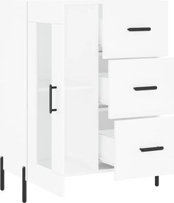 vidaXL Ντουλάπι Λευκό 69,5 x 34 x 90 εκ. από Επεξεργασμένο Ξύλο