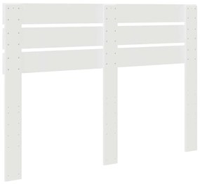 vidaXL Κεφαλάρι με κεφαλάρι Λευκό 140 cm Επεξεργασμένο ξύλο