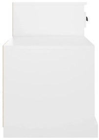 Παπουτσοθήκη Λευκή 100 x 42 x 60 εκ. από Επεξεργασμένο Ξύλο - Λευκό