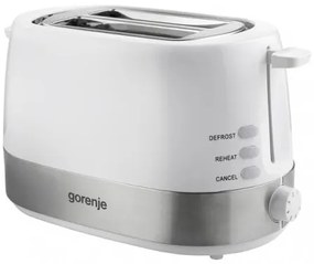 Gorenje T850WE Φρυγανιέρα 2 Θέσεων 850W Λευκή