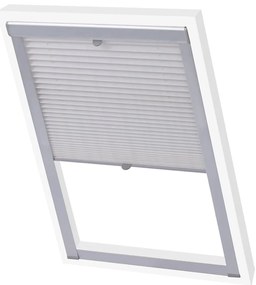 vidaXL Στόρι Σκίασης Πλισέ Λευκό P06/406