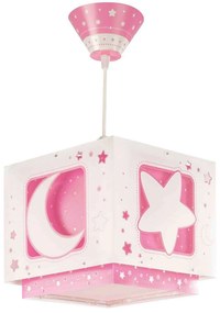 Φωτιστικό Οροφής Pink Moon 63232 S White-Pink Ango Polypropylene