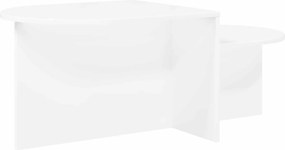 vidaXL Τραπεζάκι σαλονιού Λευκό 100 x 50 x 40 cm Επεξεργασμένο Ξύλο