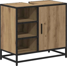 vidaXL Σετ Επίπλων Μπάνιου 3 pcs Artisan Oak Επεξεργασμένο ξύλο