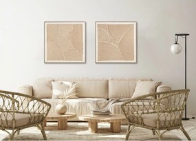 Καμβάς Home ESPRIT βαμβάκι Σχοινί πολυστερίνη Καμβάς 100 x 3,8 x 100 cm