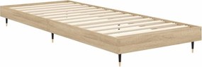 vidaXL Πλαίσιο Κρεβατιού Χωρ. Στρώμα Sonoma Δρυς 75x190εκ Επεξ. Ξύλο