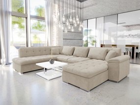 Γωνιακός καναπές Niko Bis-Εκρού-Δεξιά