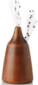 Βάζο Trovefiona 243TRV1121 25x12x15cm Dark Walnut Aberto Design Ξύλο