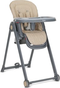 HIGH CHAIR PARTY BEIGE LEATHER