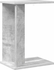 vidaXL End Table Σκυρόδεμα Γκρι 35 x 25 x 50 εκ Επεξεργασμένο Ξύλο