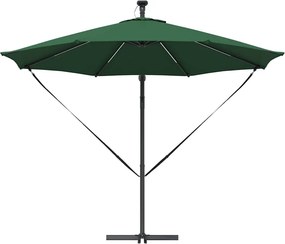 vidaXL Ομπρέλα ηλίου 294 x 294 x 248 cm Πολυεστέρας και Αλουμίνιο