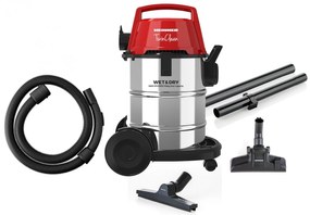 Heinner HVC-MWD1400RD Σκούπα Υγρών / Στερεών 1400W με Κάδο 21lt