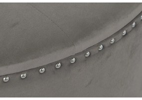 Σκαμπό DKD Home Decor Γκρι Ασημί Ξύλο MDF 80 x 80 x 43 cm