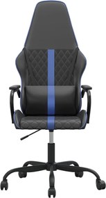 vidaXL Καρέκλα Gaming Μαύρο/Μπλε από Συνθετικό Δέρμα