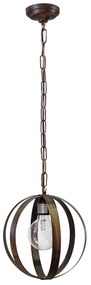 Φωτιστικό Οροφής Κρεμαστό Lama/25 1/L Chain 34-0087 Bronze Metal