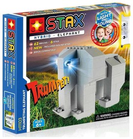 Τουβλάκια Trumpeting Elephant (Σετ 68Τμχ) Multi Light STAX