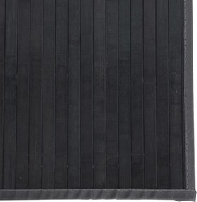 vidaXL Χαλί Ορθογώνιο Γκρι 60 x 200 εκ. από Μπαμπού