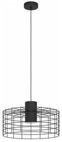 Φωτιστικό Οροφής 43628 Milligan 1/E27 Ø480 Black Eglo Metal