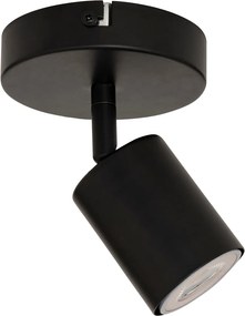 Σποτ Μονόφωτο A-S Vico Black 205930A