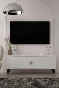 Stewehome Μοντέρνο έπιπλο τηλεόρασης με ντουλάπι 120x26x48 cm