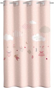 Κουρτίνα Παιδική Soft-Touch Audrey Pink Saint Clair 160x240 cm 160x240cm Πολυέστερ