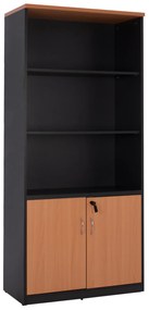 Intrahome ΒΙΒΛΙΟΘΗΚΗ ΓΡΑΦΕΙΟΥ ΕΠΑΓΓΕΛΜΑΤΙΚΗ URCASABLANCALS 80Χ40Χ180Υεκ..03 ΚΕΡΑΣΙ ΜΕ 2 ΠΟΡΤΕΣ intraho-1631490