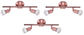 SE 140-C2 (x3) Saba Packet Copper adjustable spotlight+