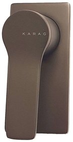 Μίκτης Ντους Μονός Andare WNX348A73PA Black Mat Karag Κεραμικό,Ορείχαλκος