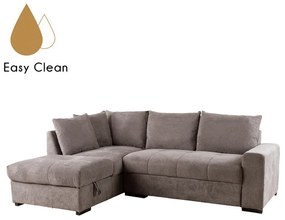 BILL ΚΑΝΑΠΕΣ ΚΡΕΒΑΤΙ ΓΩΝΙΑ ΑΡΙΣΤΕΡΗ TAUPE 241x173x94 - 70-0413