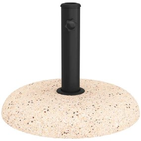 vidaXL Βάση ομπρέλας Κίτρινο και Μαύρο 45 x 45 x 40 cm